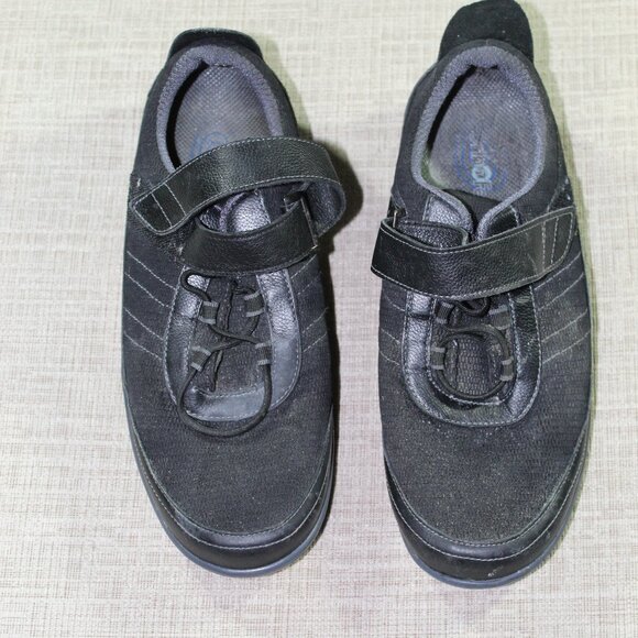 Ortho Feet Black Orthodic Sneakers - LIKE NEW - Sz 10W - Picture 2 of 6